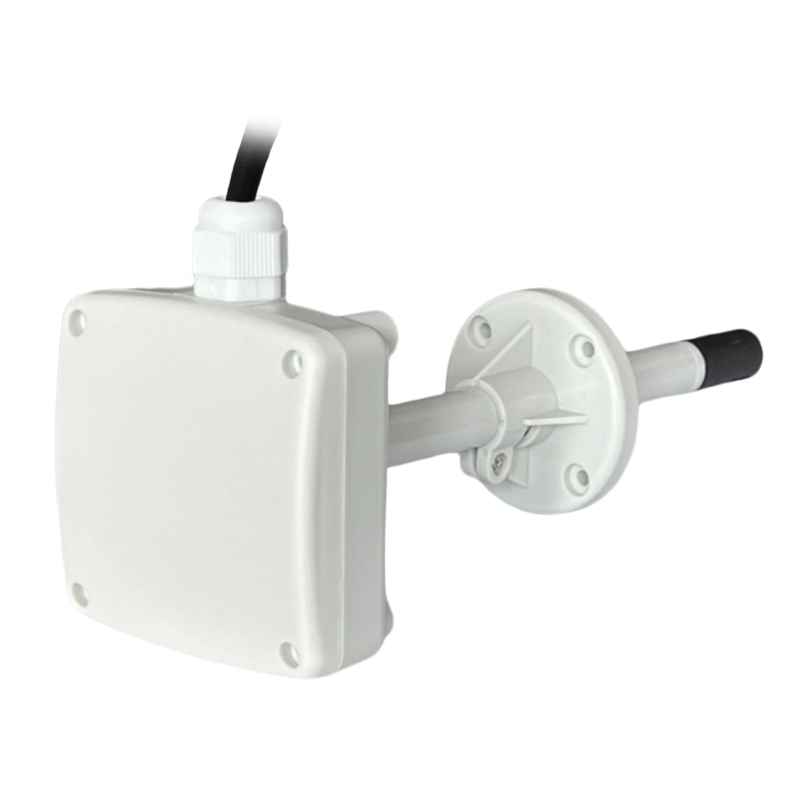 熱式管道風速傳感器高精度工業(yè)微風量變送器RS485風管風力檢測儀